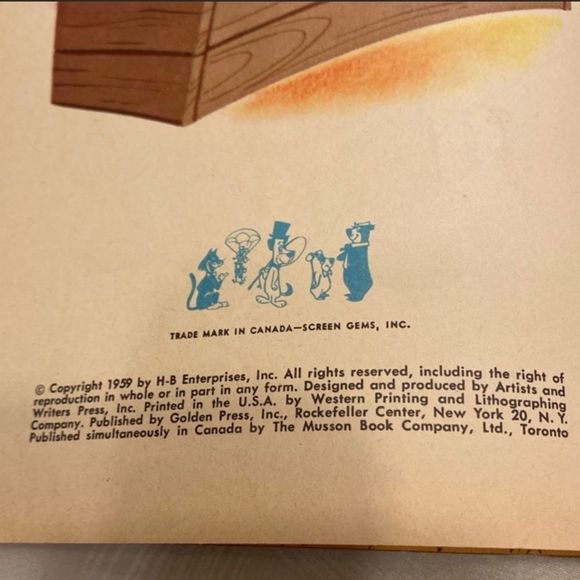 Vintage Little Golden ‘Huckleberry Hound’ Book - Picture 5 of 5